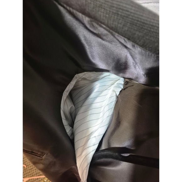 Chaps Mens 46L Brown Blazer Sport Coat Jacket Retro Career Business - Picture 16 of 16